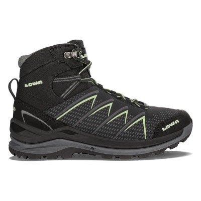 Női Tornacipő - Lowa Ferrox Pro GTX Mid WS - Lowa Cipő Fekete/Világos Zöld | Hungary ZADKCO564